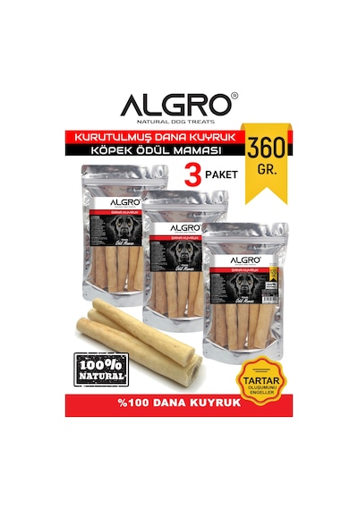 Algro Dana Kuyruk Çiğneme Kemiği 3 x 120 G