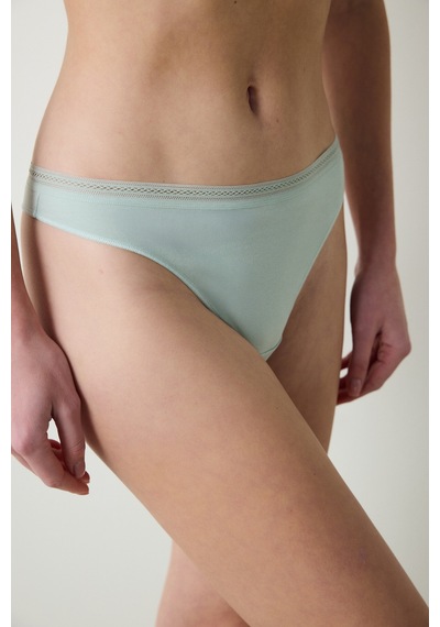 Penti Easy Pamuklu Trim Mint Yeşili Tanga Külot Mn43