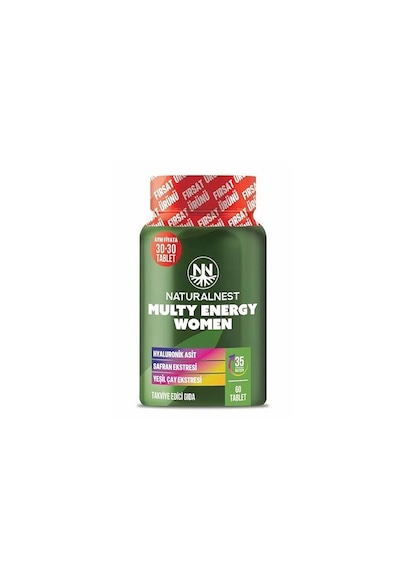 Naturalnest Multy Energy Women Takviye Edici Gıda 60 Tablet