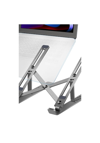 Alüminyum Manyetik Katlanabilir Ayarlı Dizüstü Laptop Standı Sarsılmaz Sağlam Tablet Standı