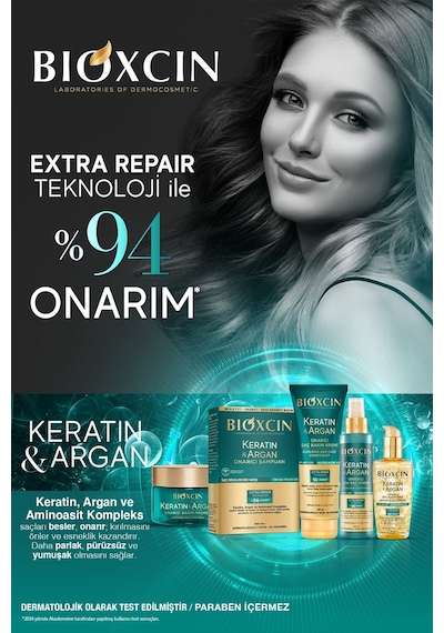 Bioxcin Keratin & Argan Onarıcı Bakım Maskesi 225 Ml