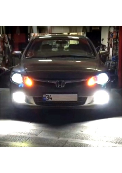 Honda Cıvıc Fd6 Led Xenon Sis Farı Ampulü H11 Evo