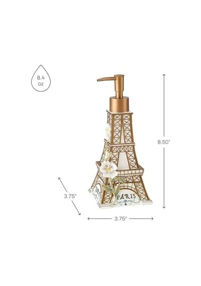 Avanti Linens Paris Botanique Collection, Multi, Losyon Pompası/sabunluk 12 Izgara
