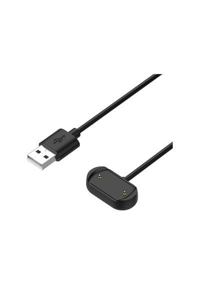 Caseonn Amazfit Gtr 2 Manyetik Usb Hızlı Şarj Kablosu Siyah