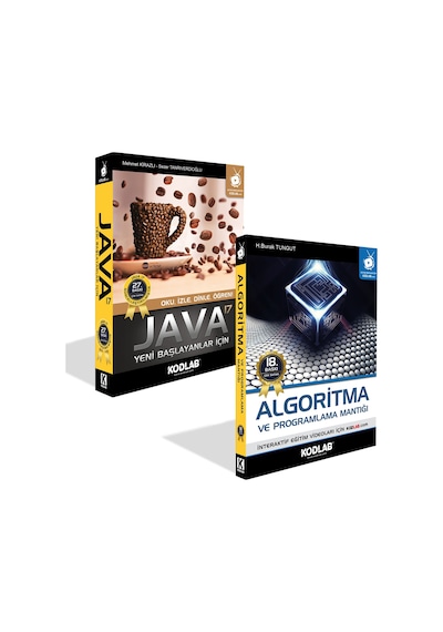 Java Eğitim Seti - 2 Kitap Takım- Kodlab