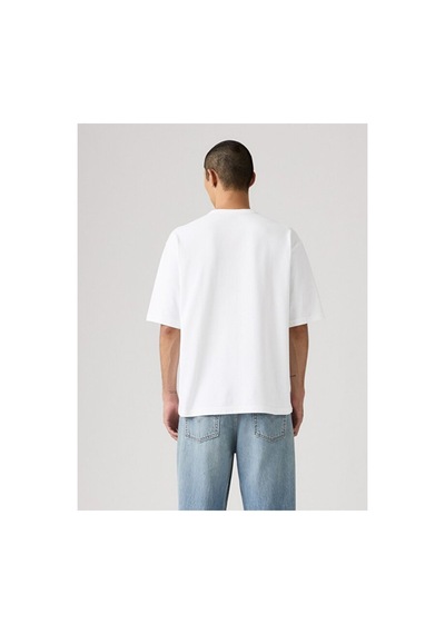 Levi's Heavyweight Loose Tişört-16367 Stacked Snowflower Tonal White