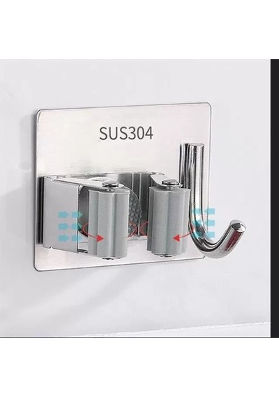 Hubrendy Sh Sunup Sn-26354 Kancalı Duvara Monte Süpürgee-paspas Tutucu