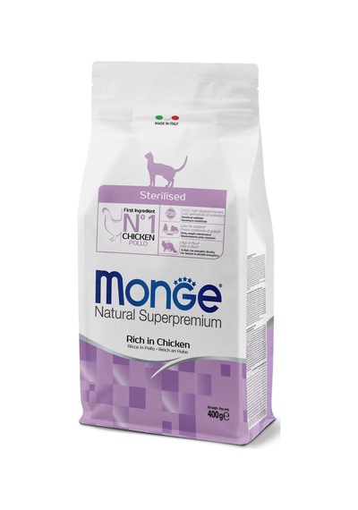 Monge Sterilised Tavuklu Kısırlaştırılmış Kedi Maması 400 Gr