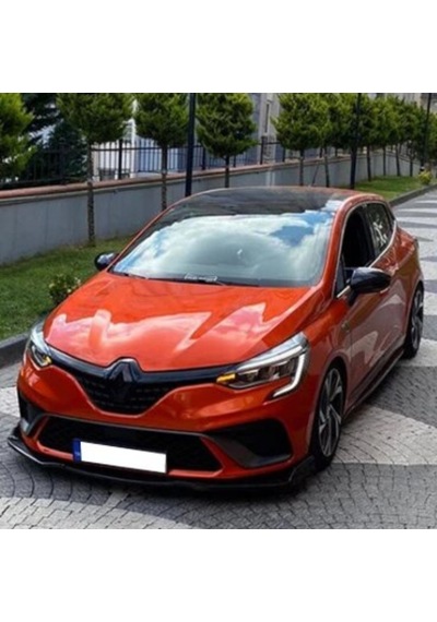 Sts Oto Aksesuar Renault Clio 5 2019 Sonrası Batman Yarasa Ayna Kapağı Piano Black Abs Plastik (02)