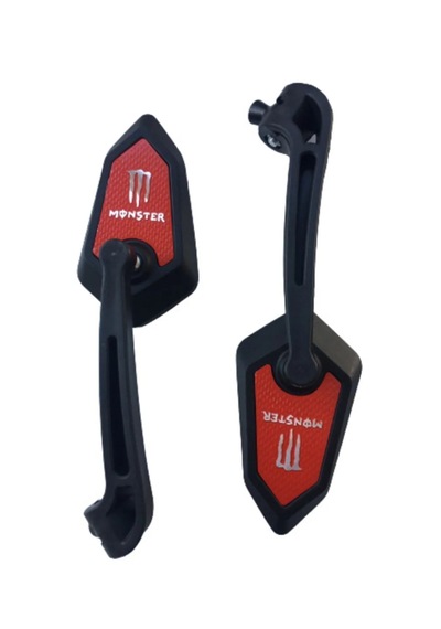Motosiklet Mini Spor Ayna Tk Sağ-sol Kırmızı 8-10mm Bağlantılı