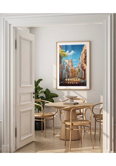 Çerçevesiz Poster Endülüs Ruhuyla Sevilla