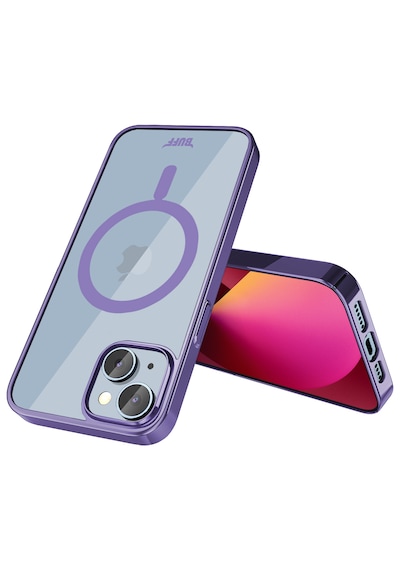 Apple Uyumlu iPhone Buff 13 Magsafe Slim Fit Kılıf Purple