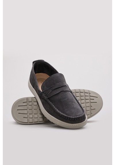Fast Step Hakiki Deri Erkek Casual Ayakkabı 934ma130 Füme