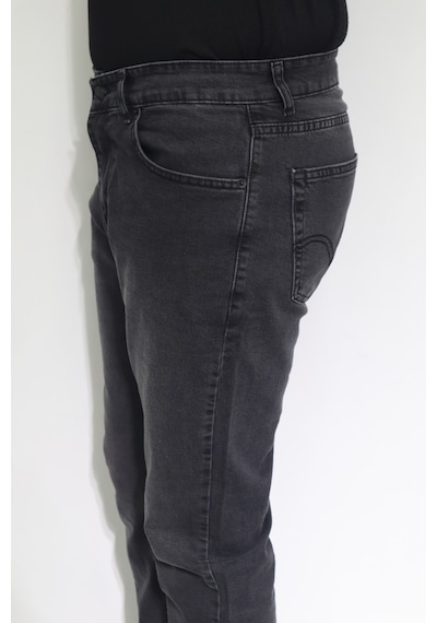 Denim Cartel Dmctekstil Erkek 939 Füme Normal Bel Dar Kesim Boru Paça Jean Pantolon