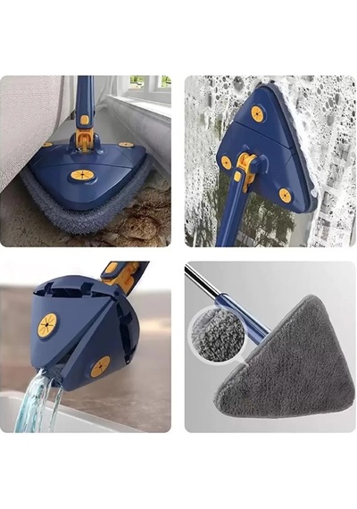1+1 Hediye Bezli Kendinden Sıkmalı Üçgen Mop