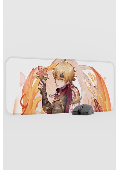 Thoma Genshin Impact Anime Oyuncu V5 - 70x30 Xl Gaming Mouse Pad Fare Altlığı