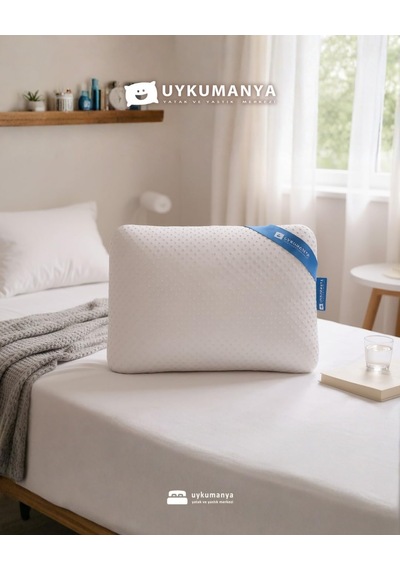 Uykucu Comfort Series Pamuk Beyaz Visco Yastık 60x40/14 Cm Pıllow Çok Renkli