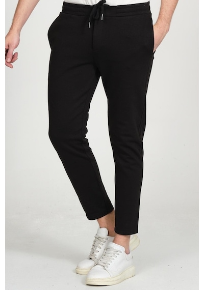 Cekmon Rahat Beli Lastikli Erkek Jogger Pantolon Siyah