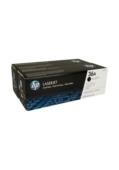 Fotokopitoneri Hp 36A-Cb436Ad Siyah Toner Ikili Paket