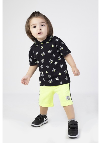 Harika Kids Erkek Bebek Üst Yazlık Basic Alt-üst Takım 6-24 Ay 001
