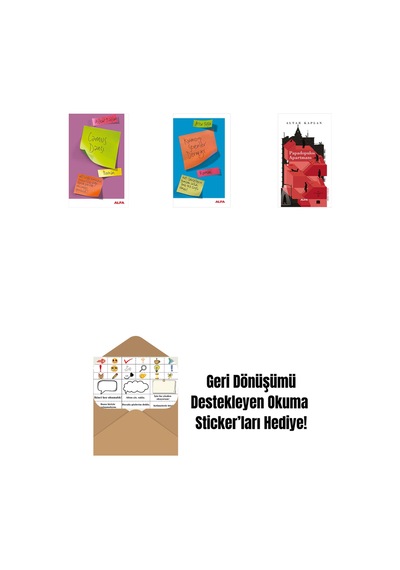 Camus Dansı + Kırmızıyı Sevenler Derneği + Papadopulos Apartmanı + Okuma Sticker'ları