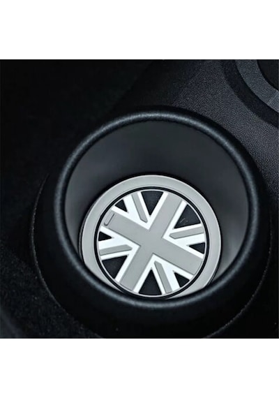 Mini Cooper Araç Içi Bardak Altlığı Union Jk Gray Jk
