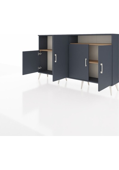 Arges Konsol 5 Raflı 4 Kapaklı 176x30x99 Antrasit-antrasit/çam Antrasıt/atlas Çam - Antrasıt Arges Konsol 5 Raflı 4 Kapaklı 176x30x99 Antrasit-antrasit/çam Antrasıt/atlas Çam - Antrasıt