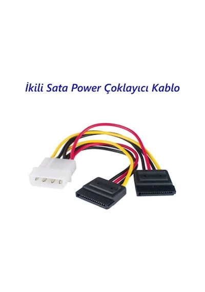 SpeedUF Sata Power Kablosu 2 Li 15Cm Çoklayıcı