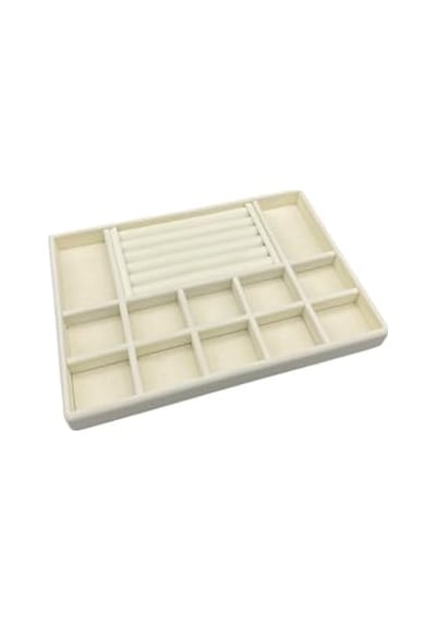 İstanbul Model Süet Kumaş Krem Renk 24/34 Cm Takı Sergileme Standı Diğer