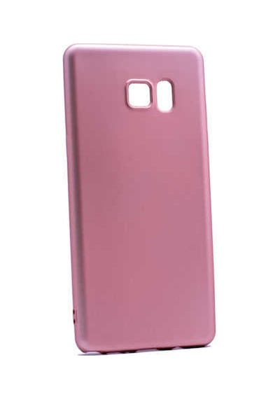 Galaxy Note 7 Kılıf Zore Premier Silikon Kapak Rose Gold