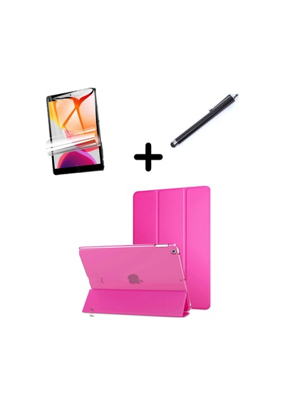 Apple Uyumlu iPad Mini 1 2 3 Kılıf Set PU Deri Smart Tablet Kilifi Ekran Koruyucu + Kalem