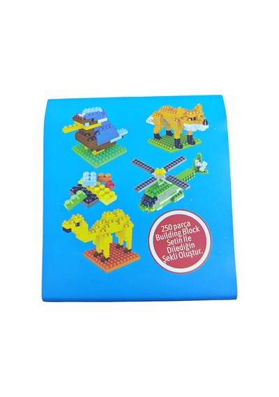 250 Parça Yapı İnşaat Blokları Kaliteli Kırılmaz Malzeme Yerli Üretim Building Blocks