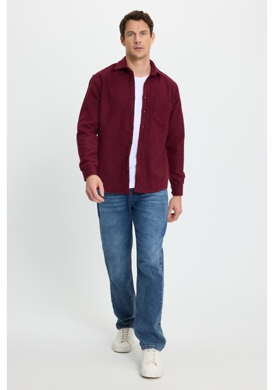 Tudors Erkek Regular Fit Klasik Kesim Düz Cepli Koyu Bordo Oduncu Gömlek-41629 Bordo Tudors Erkek Regular Fit Klasik Kesim Düz Cepli Koyu Bordo Oduncu Gömlek-41629 Bordo