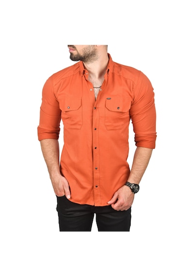 Deep Sea Deepsea Kiremit Dar Kesim Likralı Spor Gömlek Büyük Beden Seçenekli Pamuklu Erkek Gömlek 2300421 Deep Sea Deepsea Kiremit Dar Kesim Likralı Spor Gömlek Büyük Beden Seçenekli Pamuklu Erkek Gömlek 2300421