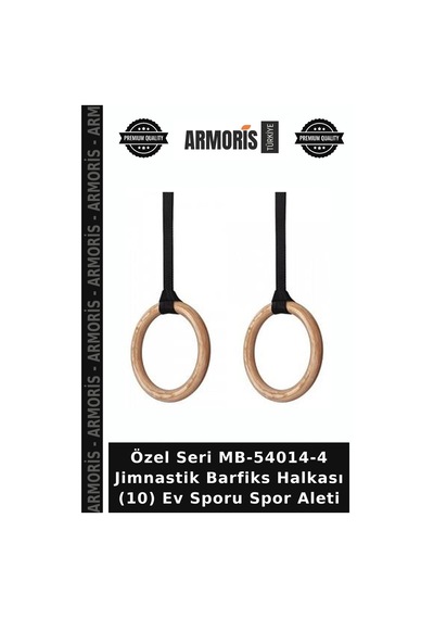 Özel Seri Mb-54014-4 Jimnastik Barfiks Halkası 10 Ev Sporu Spor Aleti Çok Renkli