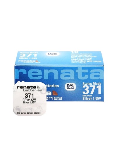 Renata 371 Sr920sw 1.55v Alkalin Saat Pili 10 Adet Evimdeyokyok