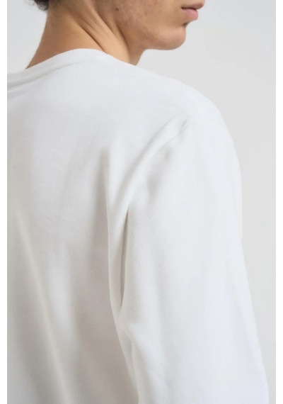 Ea7 7m001191af17787 Logo S Erkek Sweatshirt Beyaz
