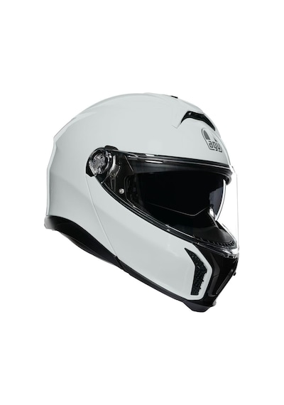 Agv Tourmodular Solid Stelvio Çene Açılır Kask Beyaz