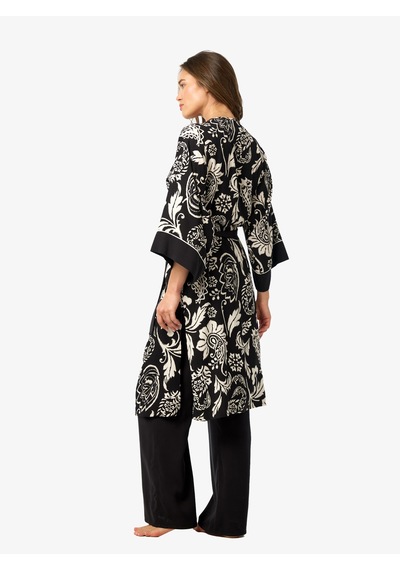 Blackspade Kadın Sabahlık 52268 - Desenli Çok Renkli