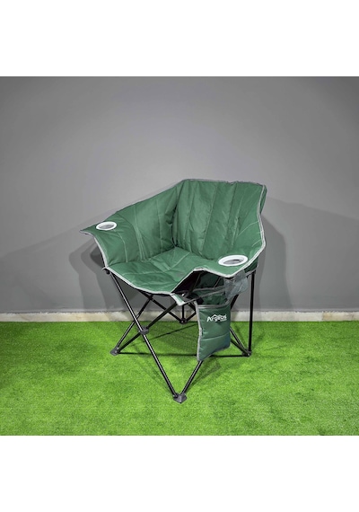 Argeus Nevgrande Comfort Katlanabilir Kamp Sandalyesi Yeşil Çok Renkli