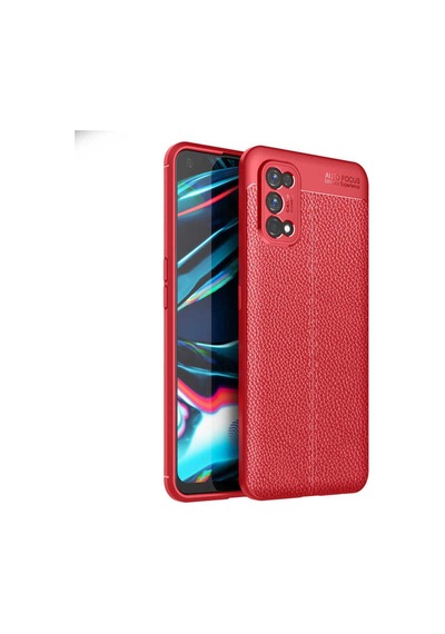 Realme 7 Pro Kılıf Zore Niss Silikon Kapak Kırmızı