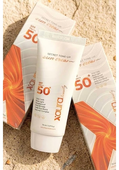 Xaura Global Secret Tone-up Spf50+ Sun Cream 70 Ml