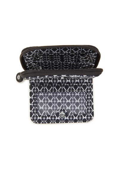 Kipling Kıplıng Tops Küçük Boy Cüzdan Siyah Sıgnature Prınt Siyah
