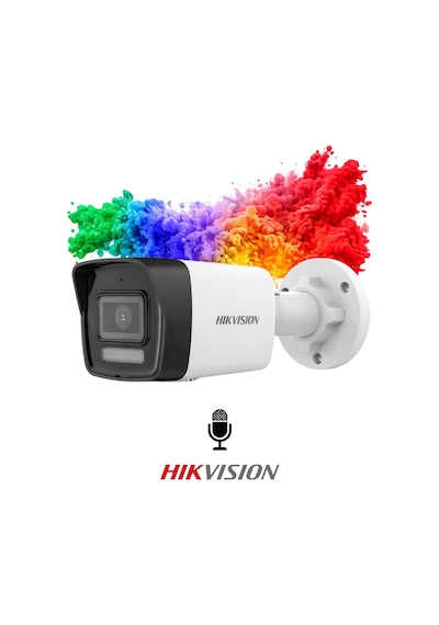 Ds-2cd1021g2-lıuf 2mp 2.8mm Colorvu Gece Renkli Ip Kamera Mikrofonlu
