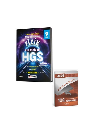 Kafadengi 2027 9. Sınıf Fizik Hgs Tema Fasikülleri+ Anla Kazan Paragraf