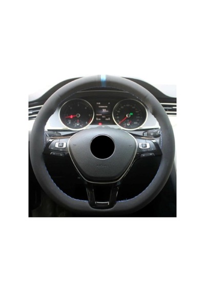 Alcantara Mavi Yüzüklü Direksiyon Kılıfı (510523136)