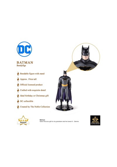 Noble Collection- Bendyfigs Dc Comics Batman Ayaklı Figür