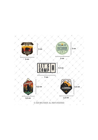 Bdls5 Küçük Boy 10lu Sticker Seti