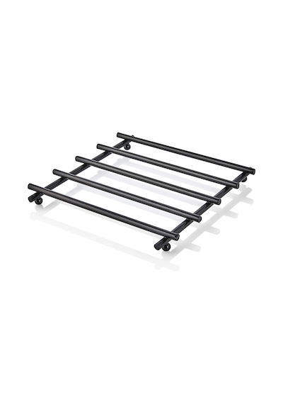 Siyah Renkli Kare Black Nihale, Paslanmaz Çelik, Metal Tencere Altlığı