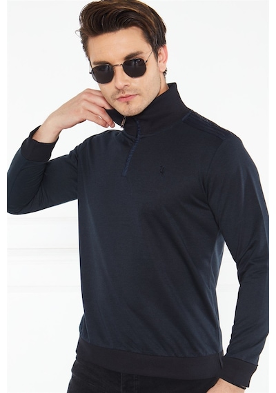 V4008 Dewberry Erkek Sweatshırt-lacivert Lacivert